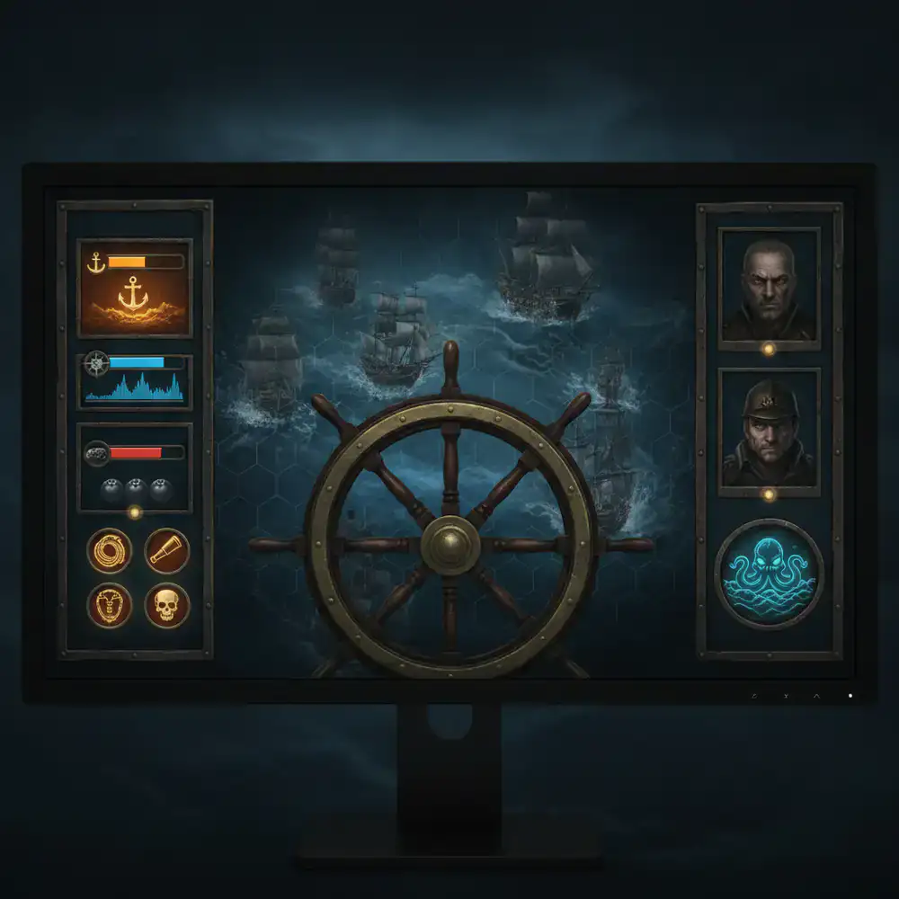 Interfaz del juego en PC